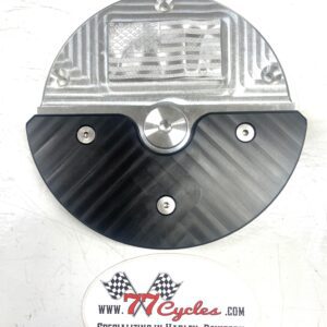 77 Cycles Billet Derby Cover w/ Delrin Slider & Clutch Adjustment Window